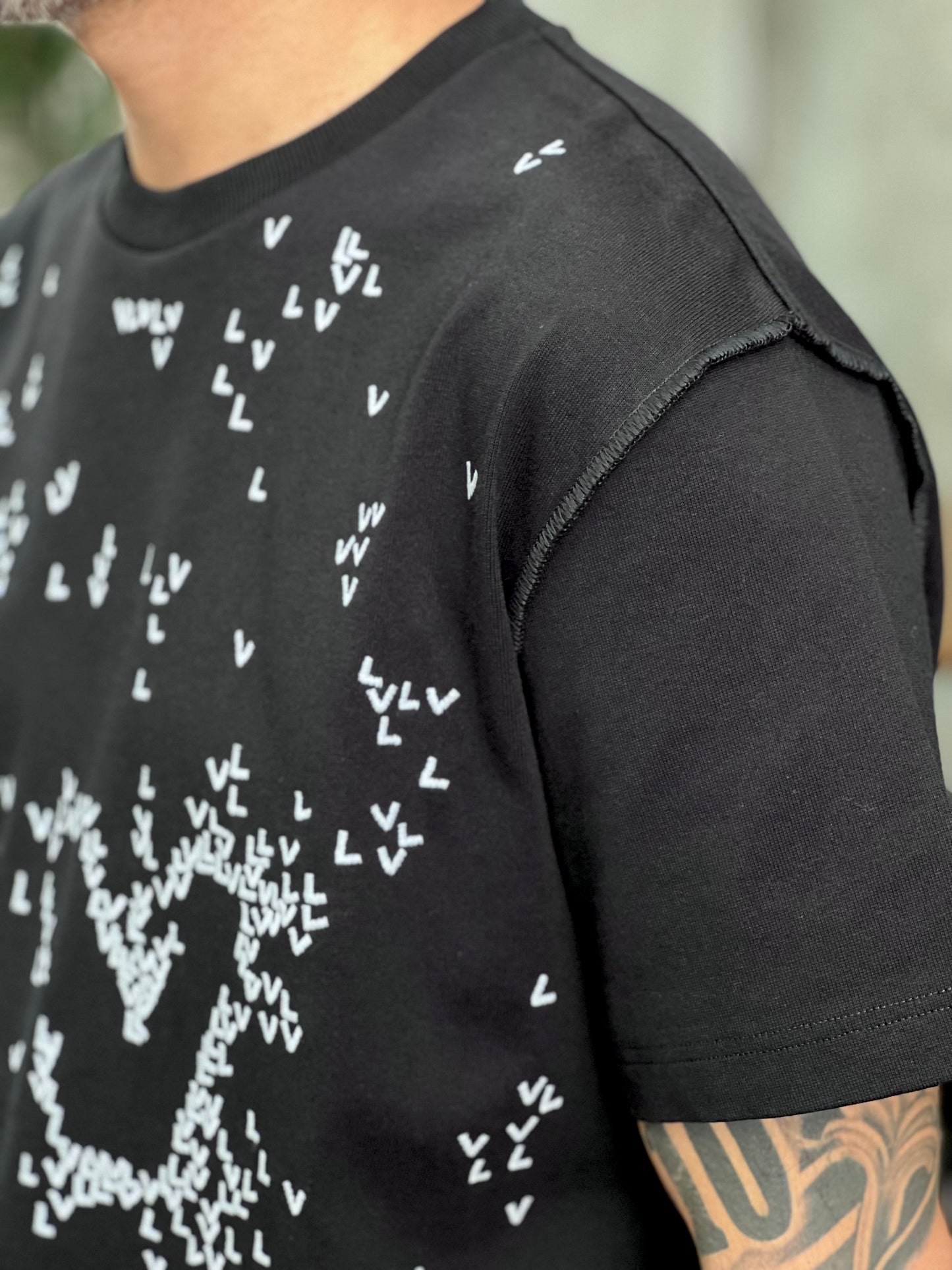 LOUIS VUITTON FULL LV LOGO EMBROIDERED