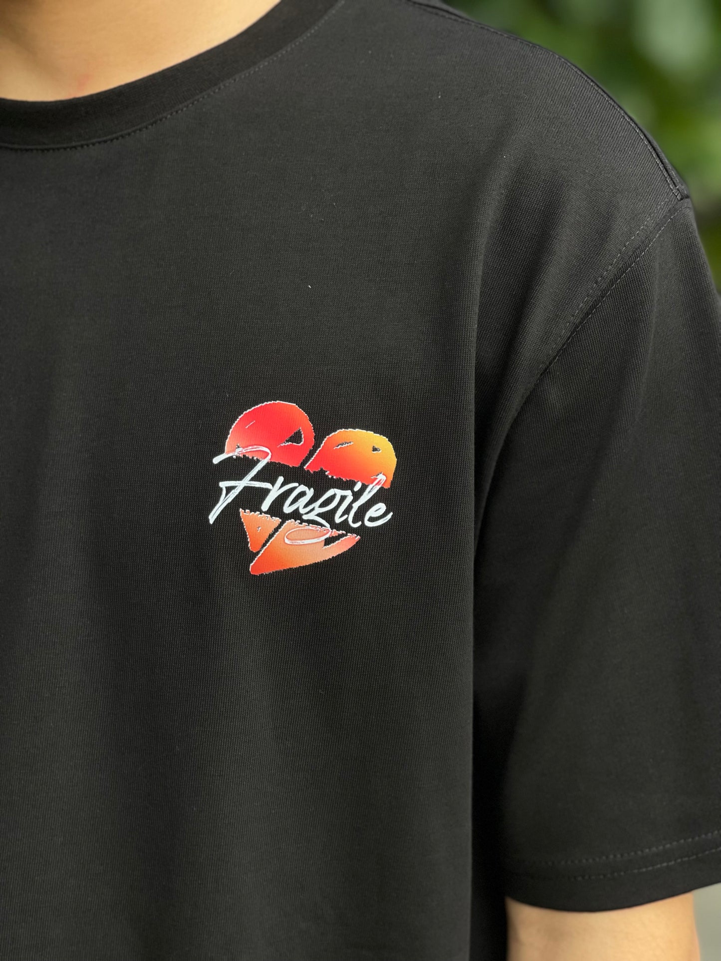FRAGILE RED HEART TEE