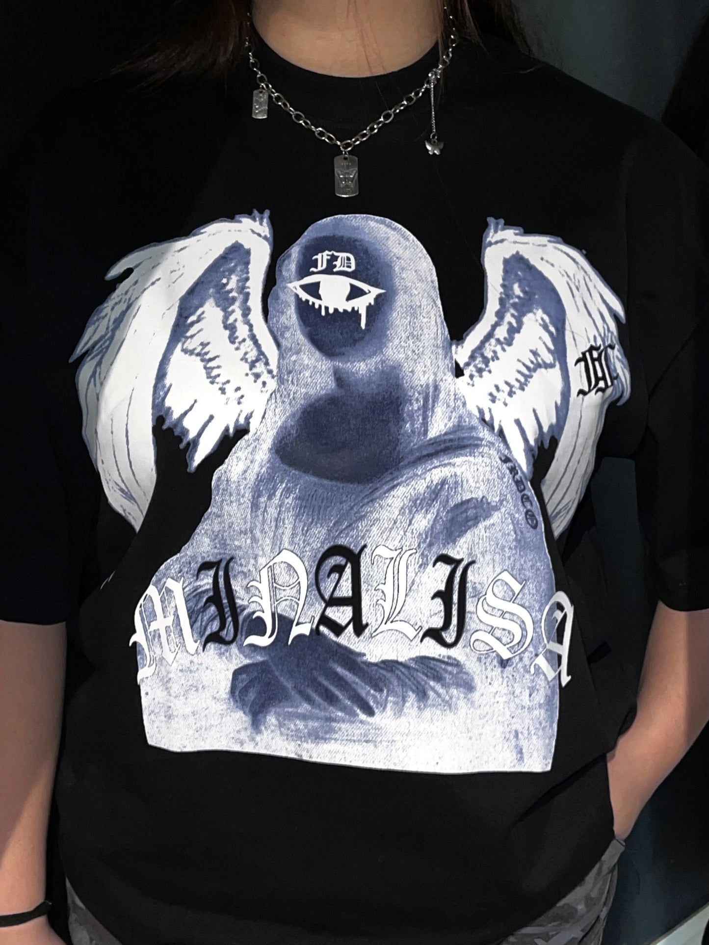 FRDCO GHOST MONALISA LOGO TEE
