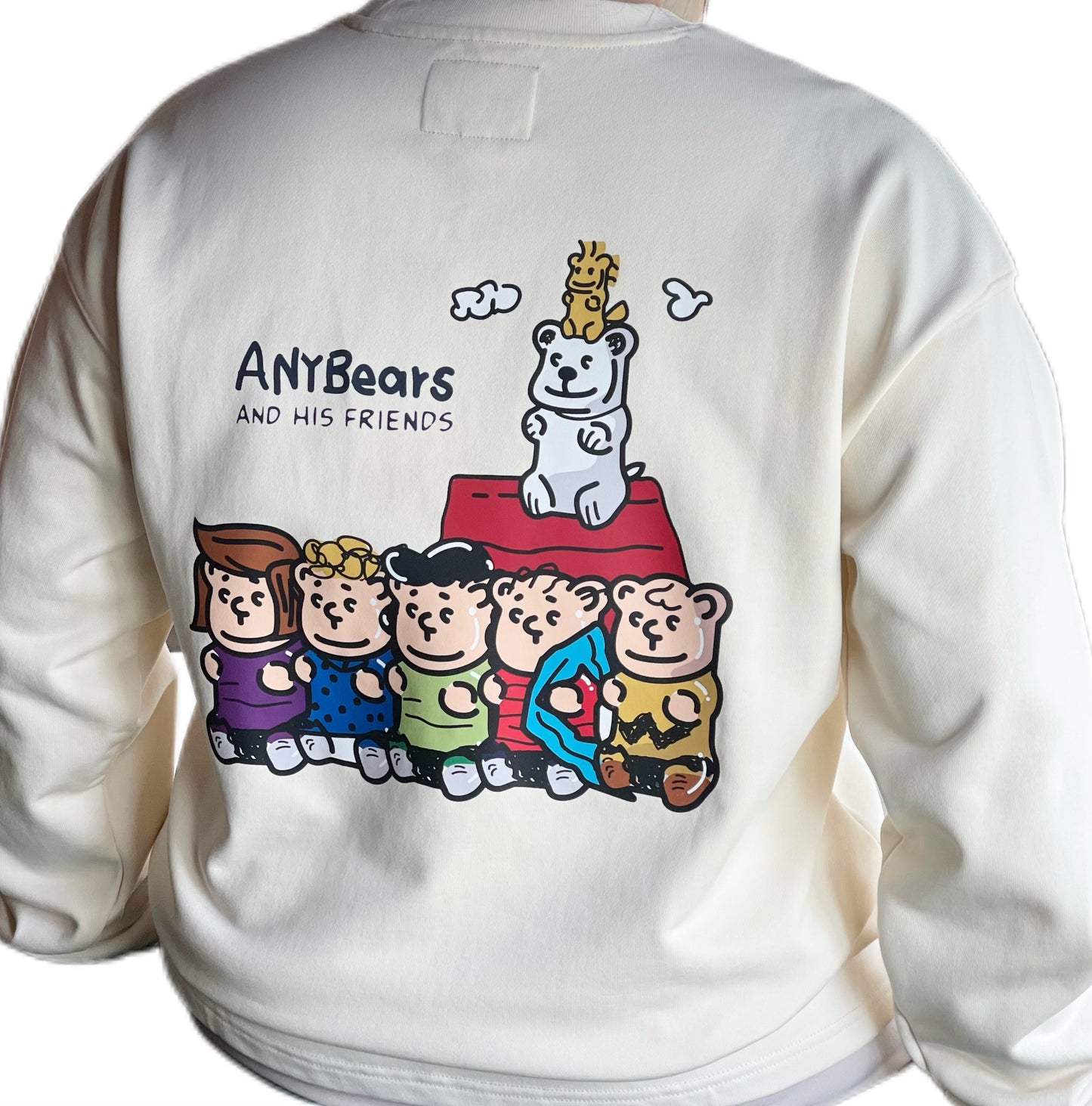 ANYBEARS SNOOPY BEAR SWEATSHIRT