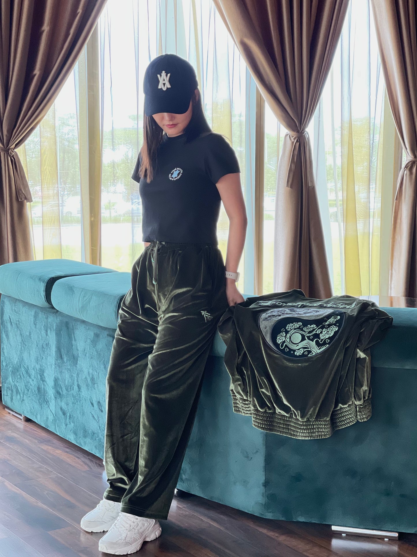 TNTCO X FPB 2023 VELOUR TRACK PANTS