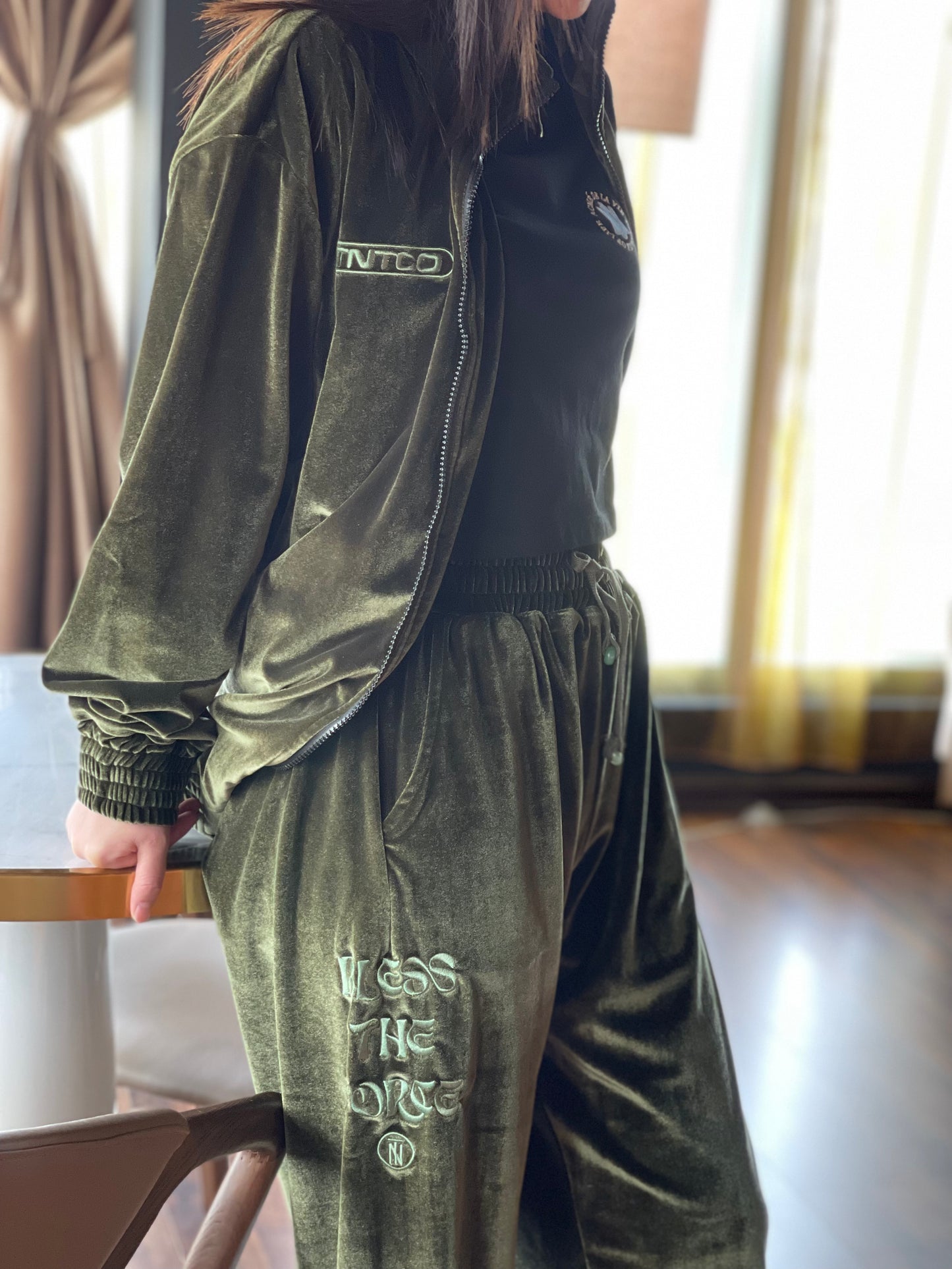 TNTCO X FPB 2023 VELOUR TRACK PANTS