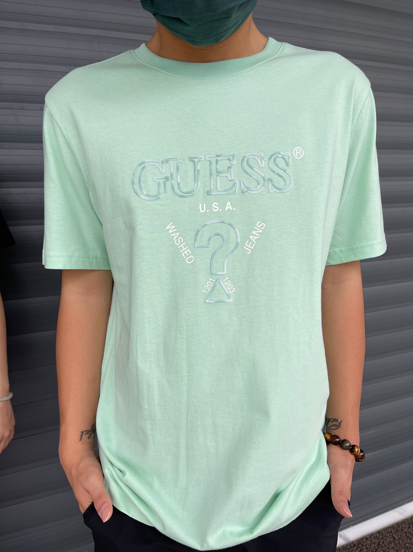 GUESS 3D LINER WORDING LOGO