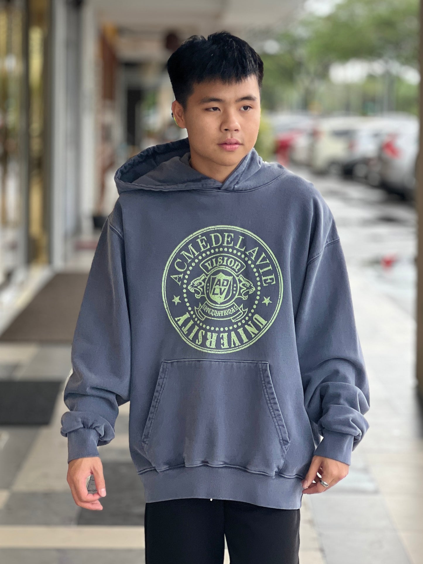 ADLV CIRCLE VINTAGE LOGO HOODIE