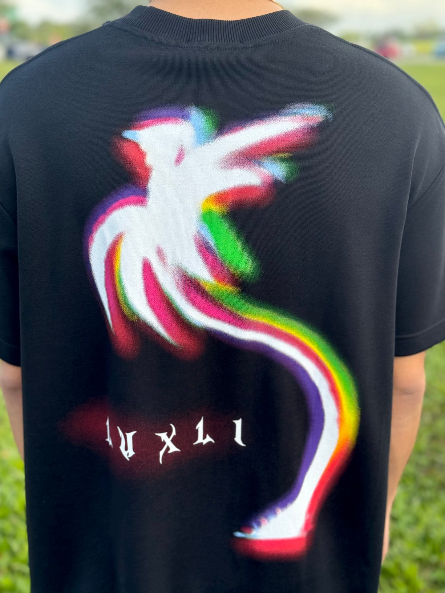 LUXLI PALMTREE TEE