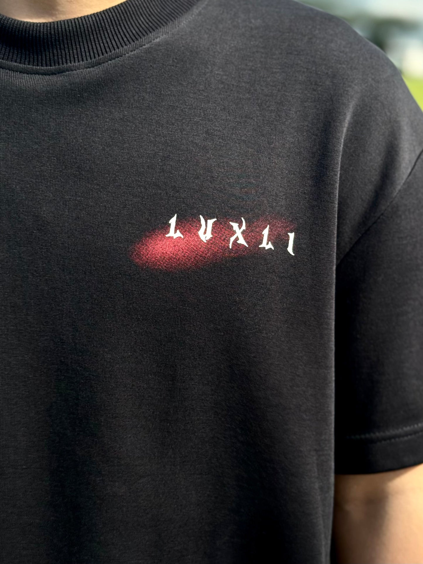 LUXLI PALMTREE TEE