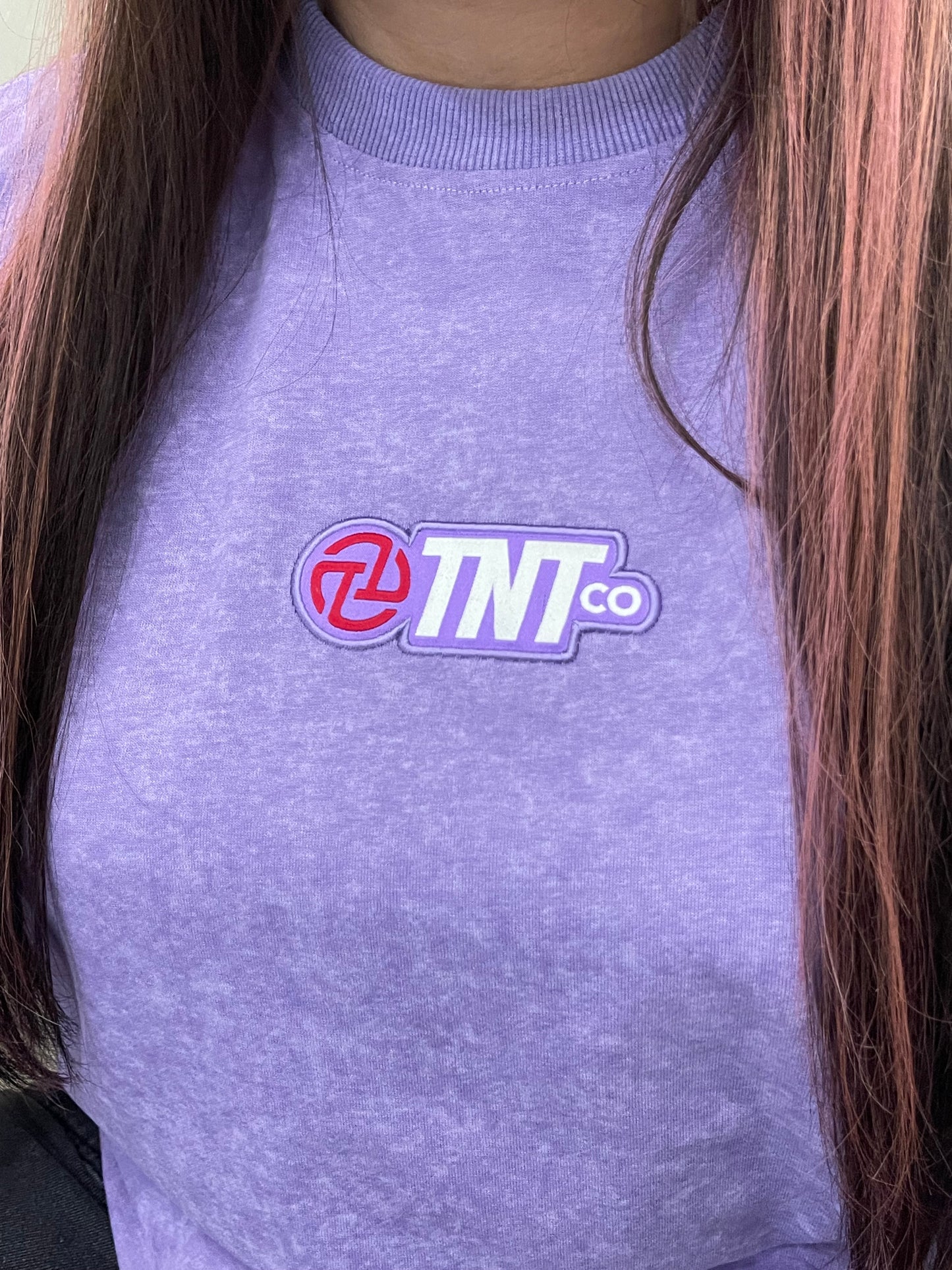 TNTCO ACID WASHED LOGO TEE