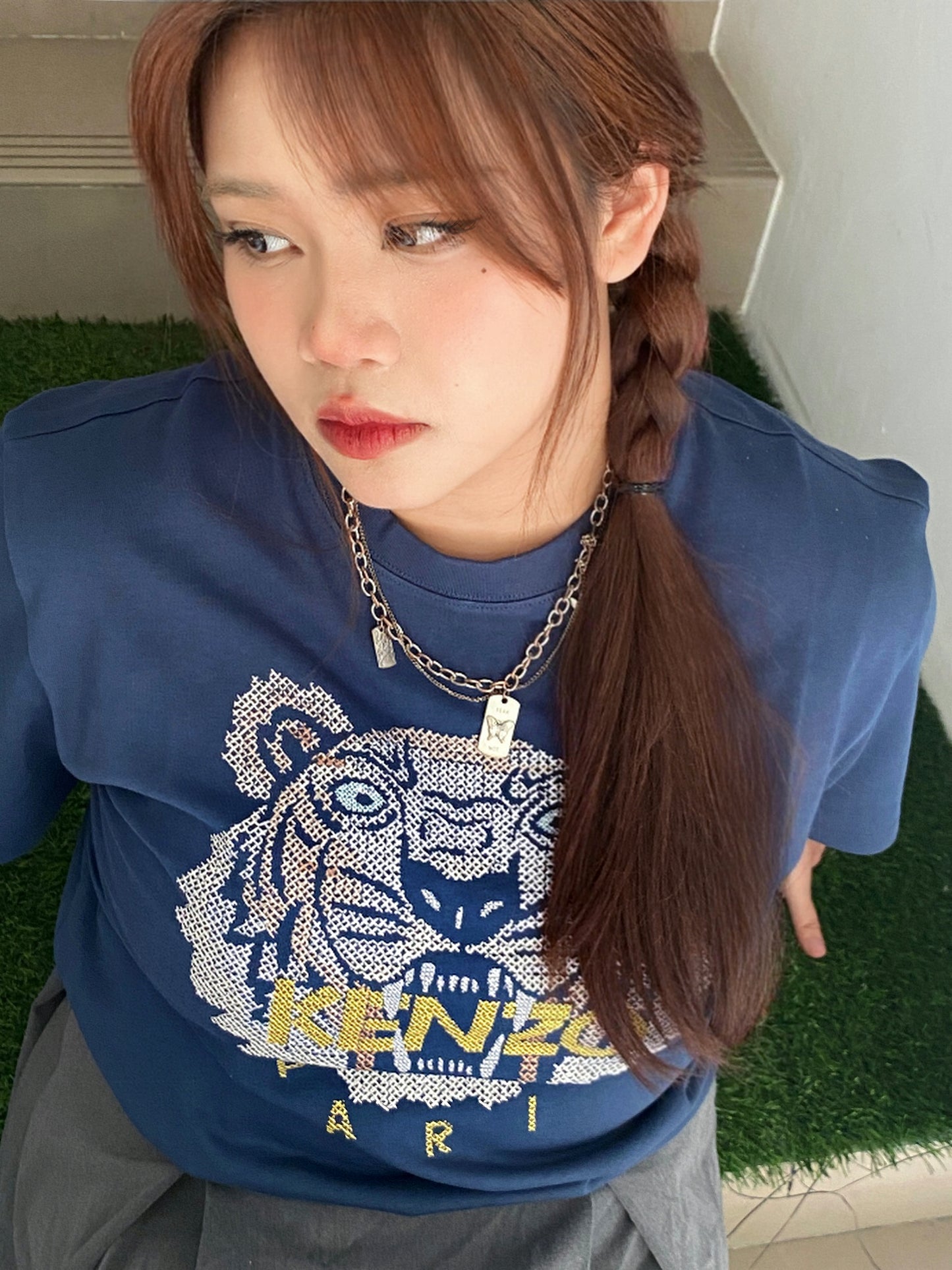 KENZO PIXEL TIGER HEAD