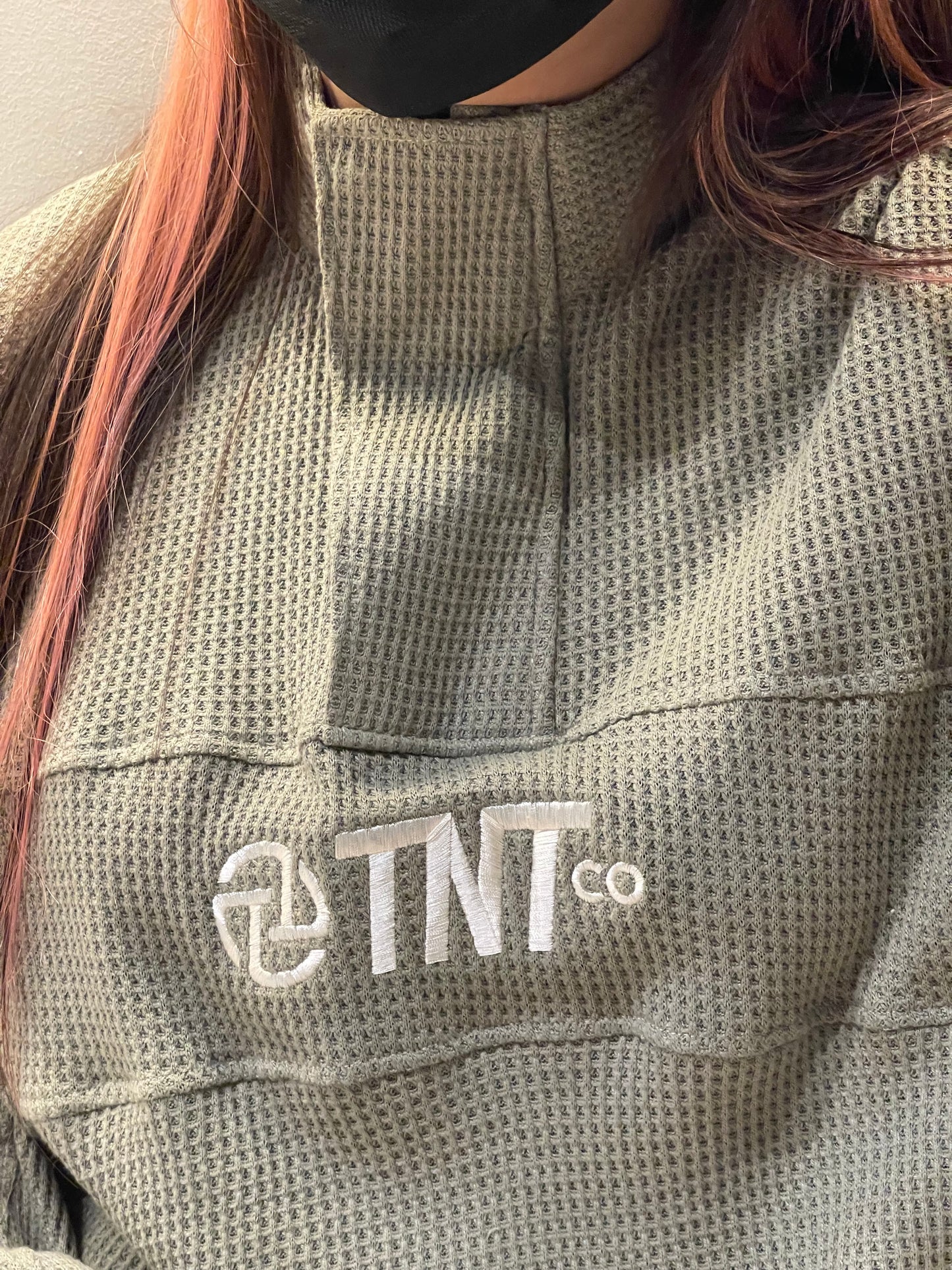 TNTCO LOGO WAFFLE PULLOVER