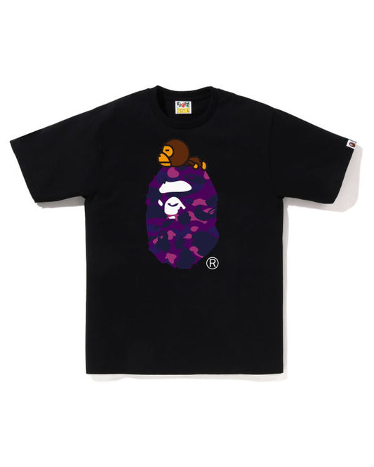 BAPE BABY MILO WITH PURPLE FRONT CAMO BIG HEAD