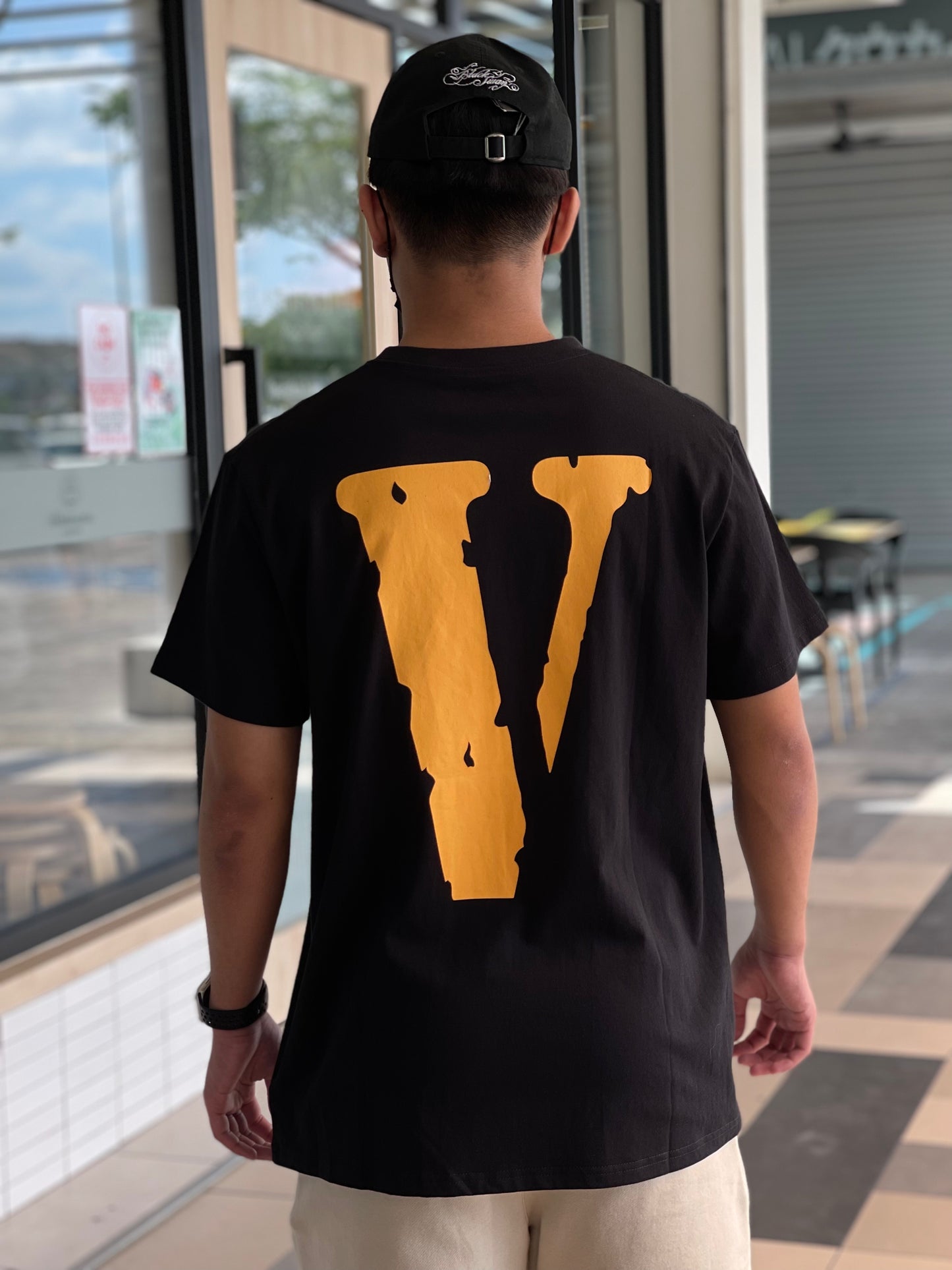 VLONE ORANGE LOGO TEE