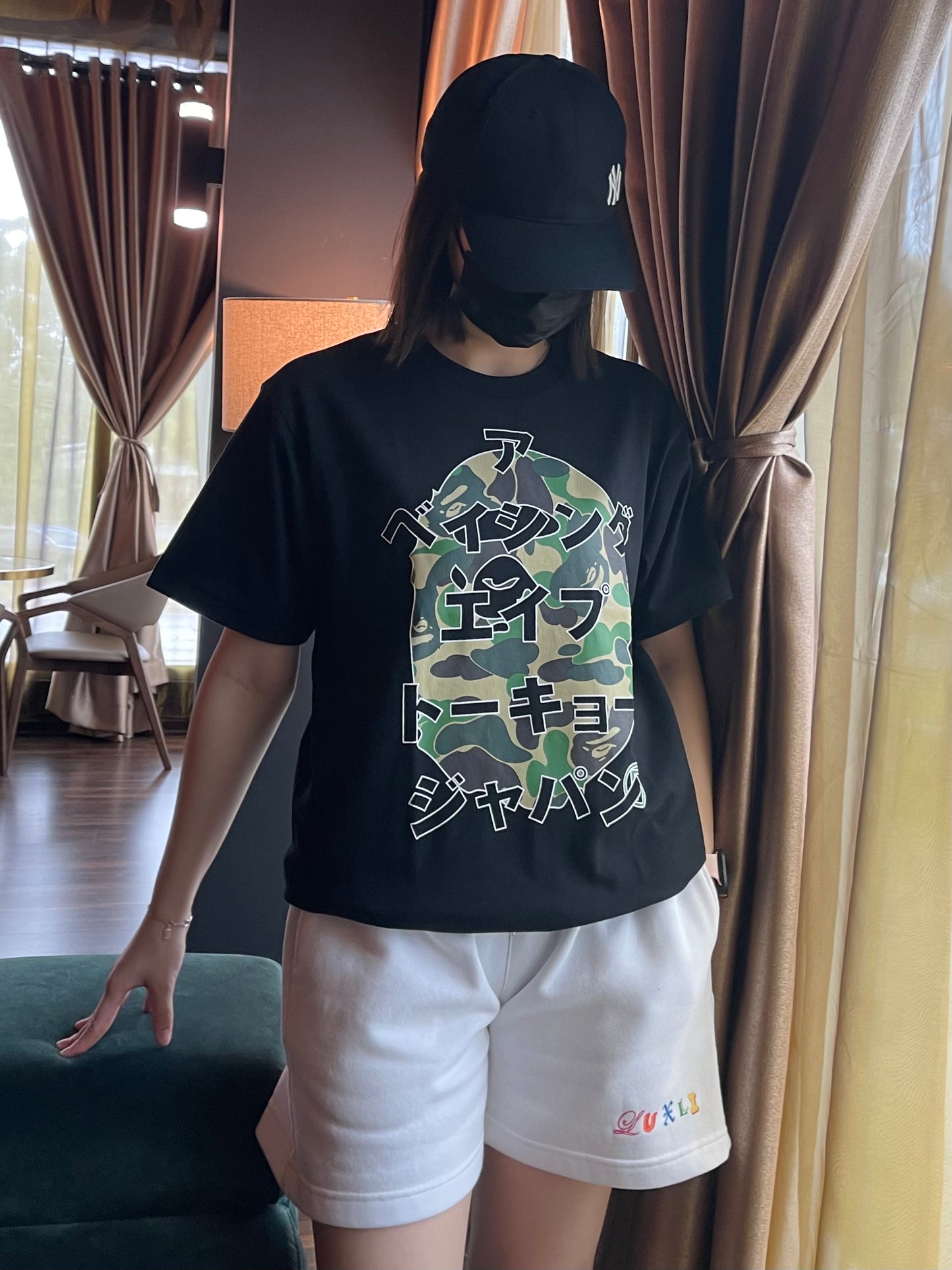 BAPE ABC CAMO JAPANESE LETTERS