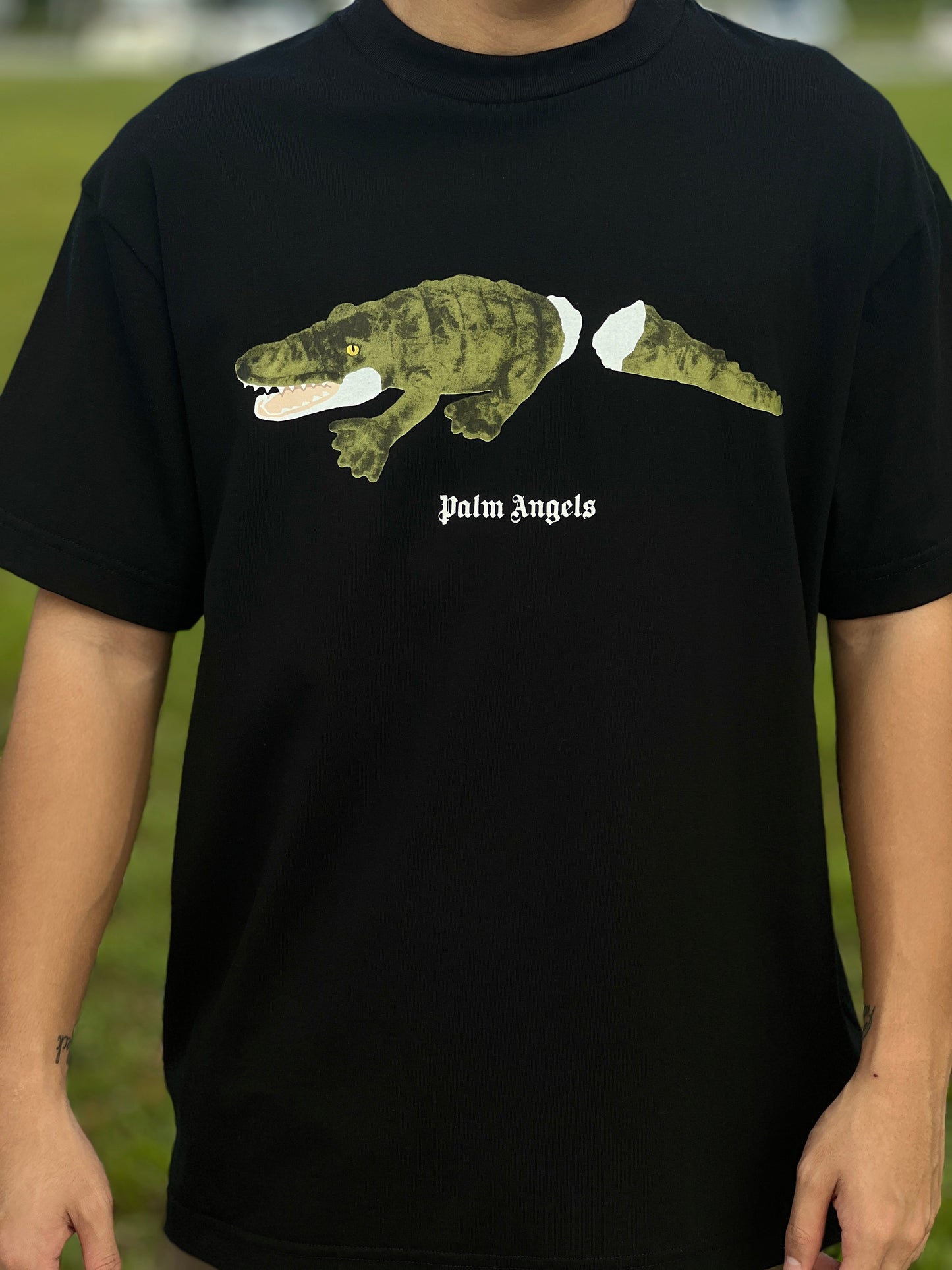 PALM ANGELS CROCO TEE