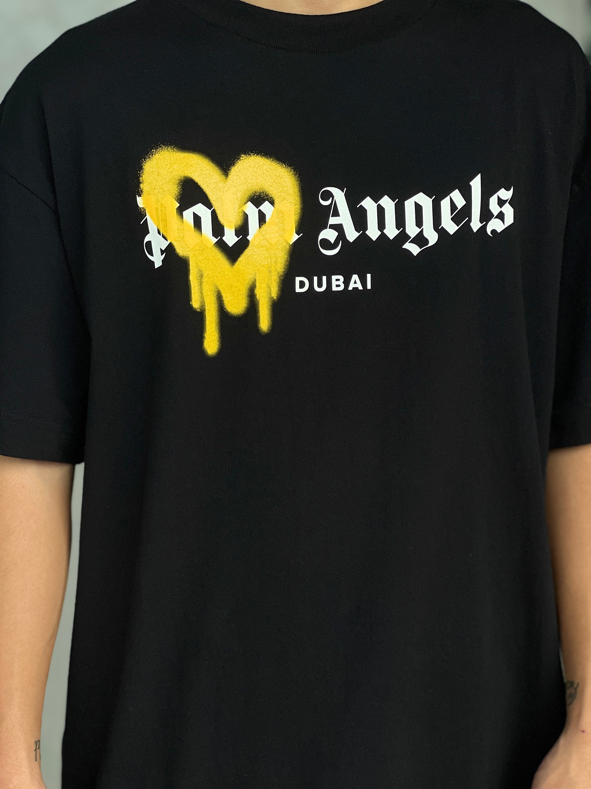 PALM ANGELS DUBAI HEART SPRAYED – G.O.D. Apparel