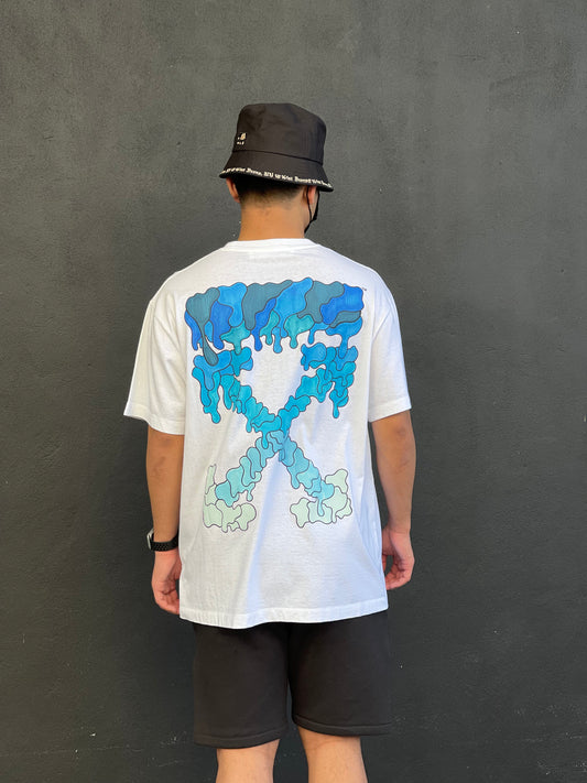 OFF-WHITE BLUE MARKER S/S