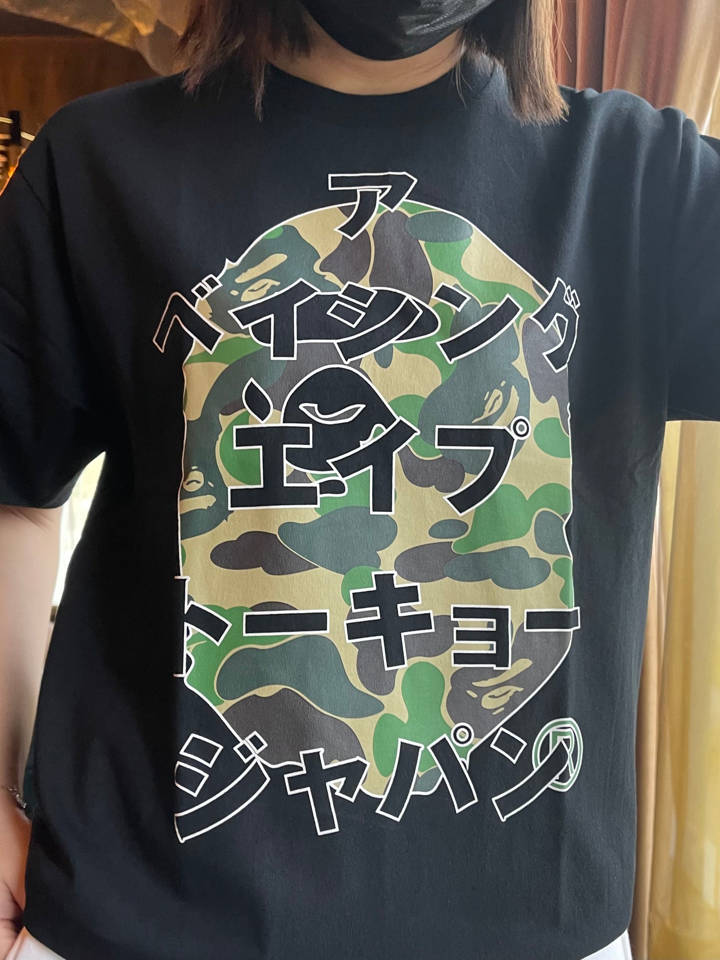 BAPE ABC CAMO JAPANESE LETTERS