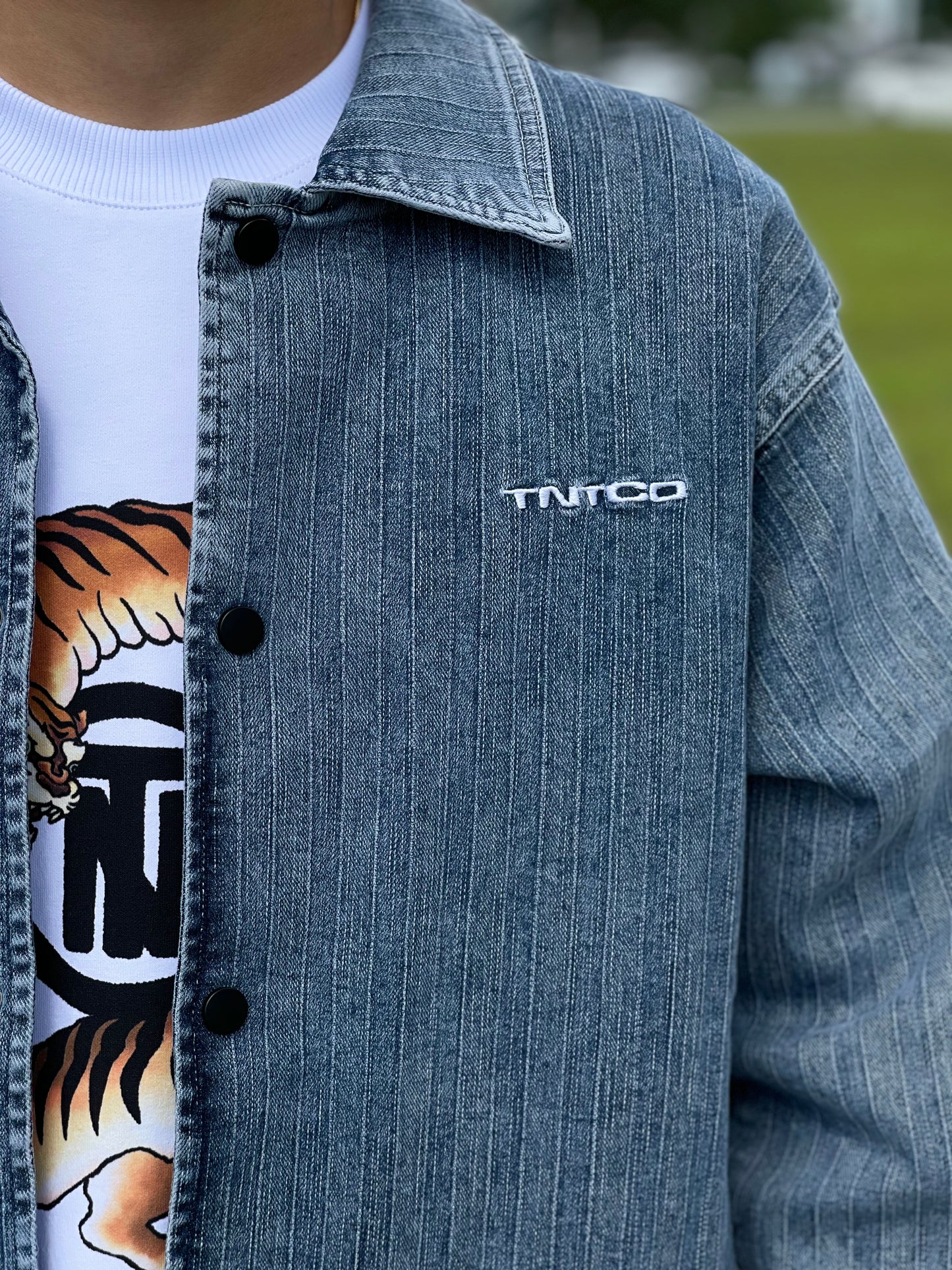 TNTCO TIGER DENIM SHIRT