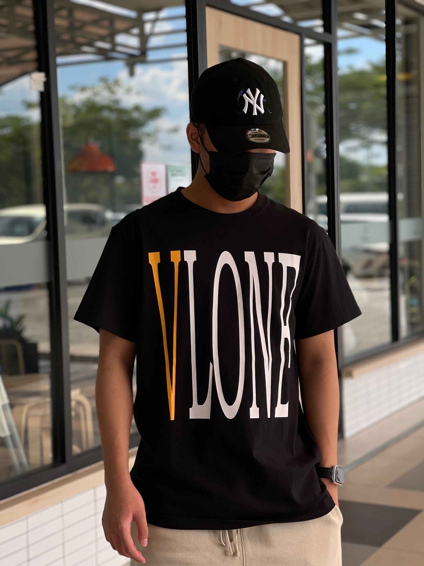 VLONE ORANGE LOGO TEE