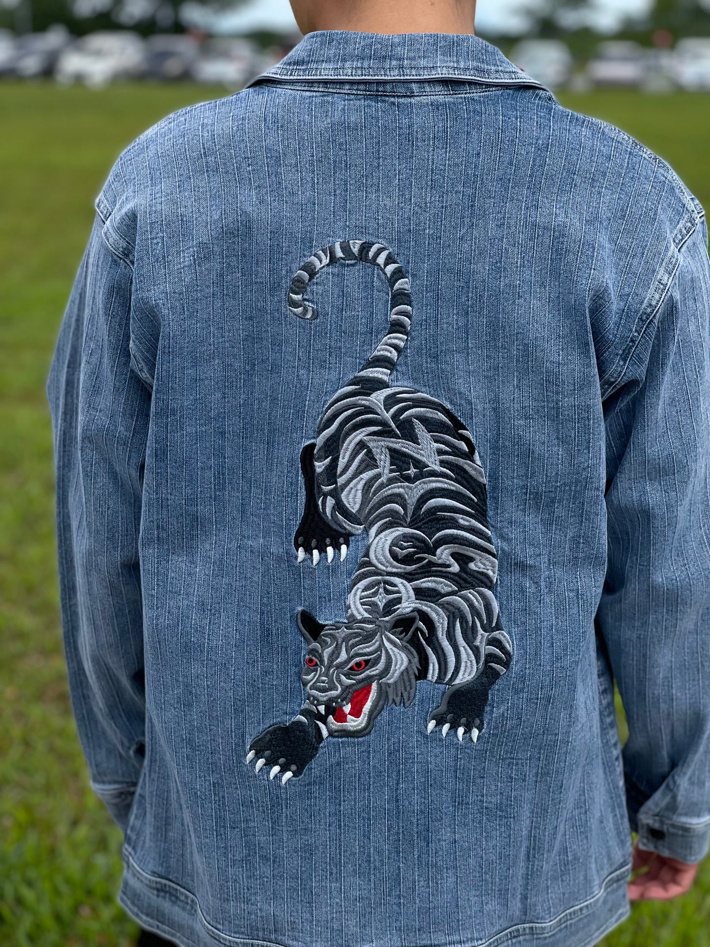 TNTCO TIGER DENIM SHIRT