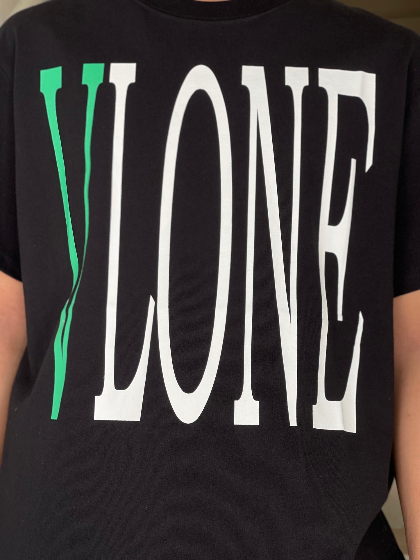 VLONE GREEN LOGO TEE