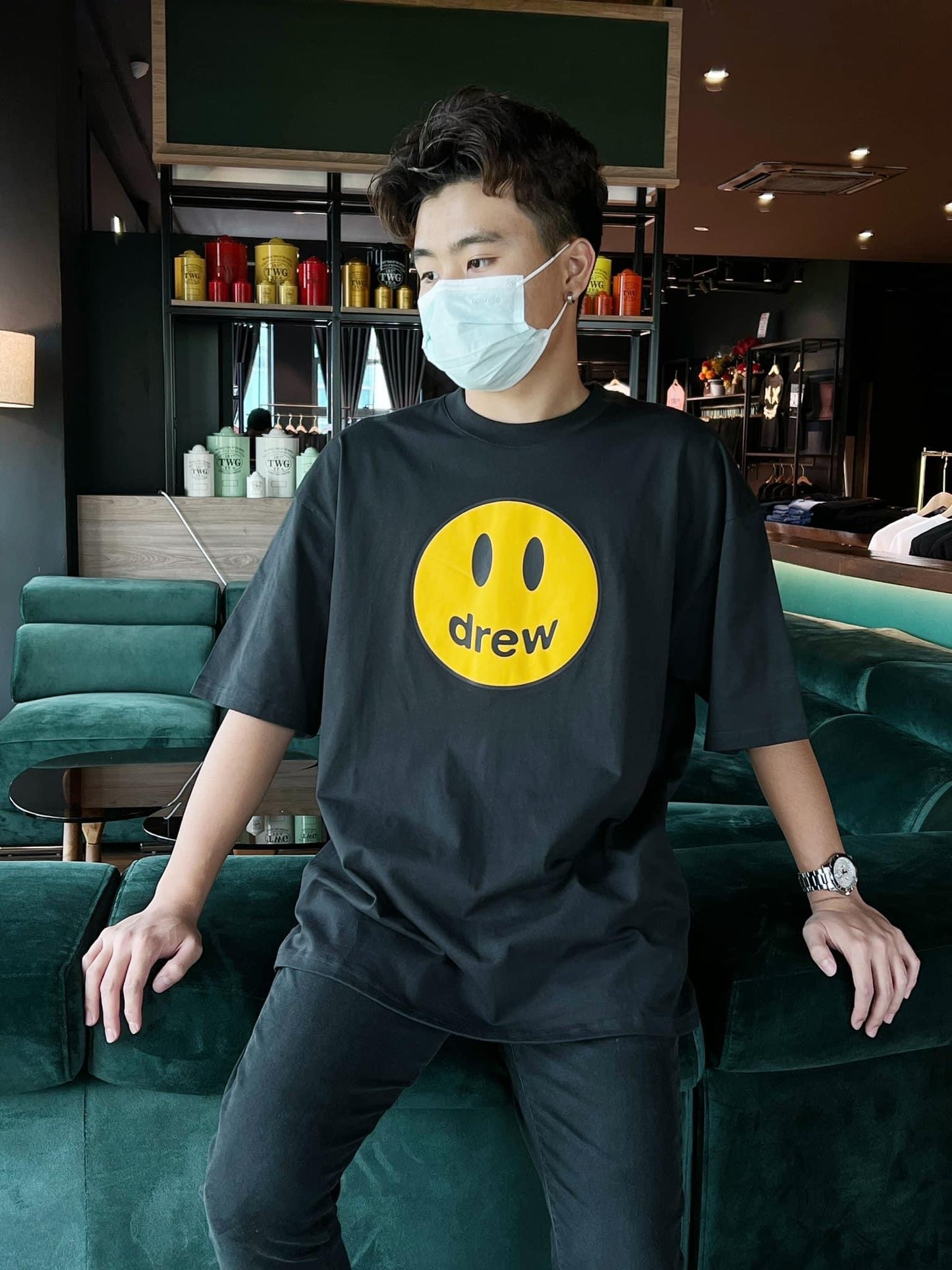 DREW HOUSE MASCOT SS TEE - DREW FACE