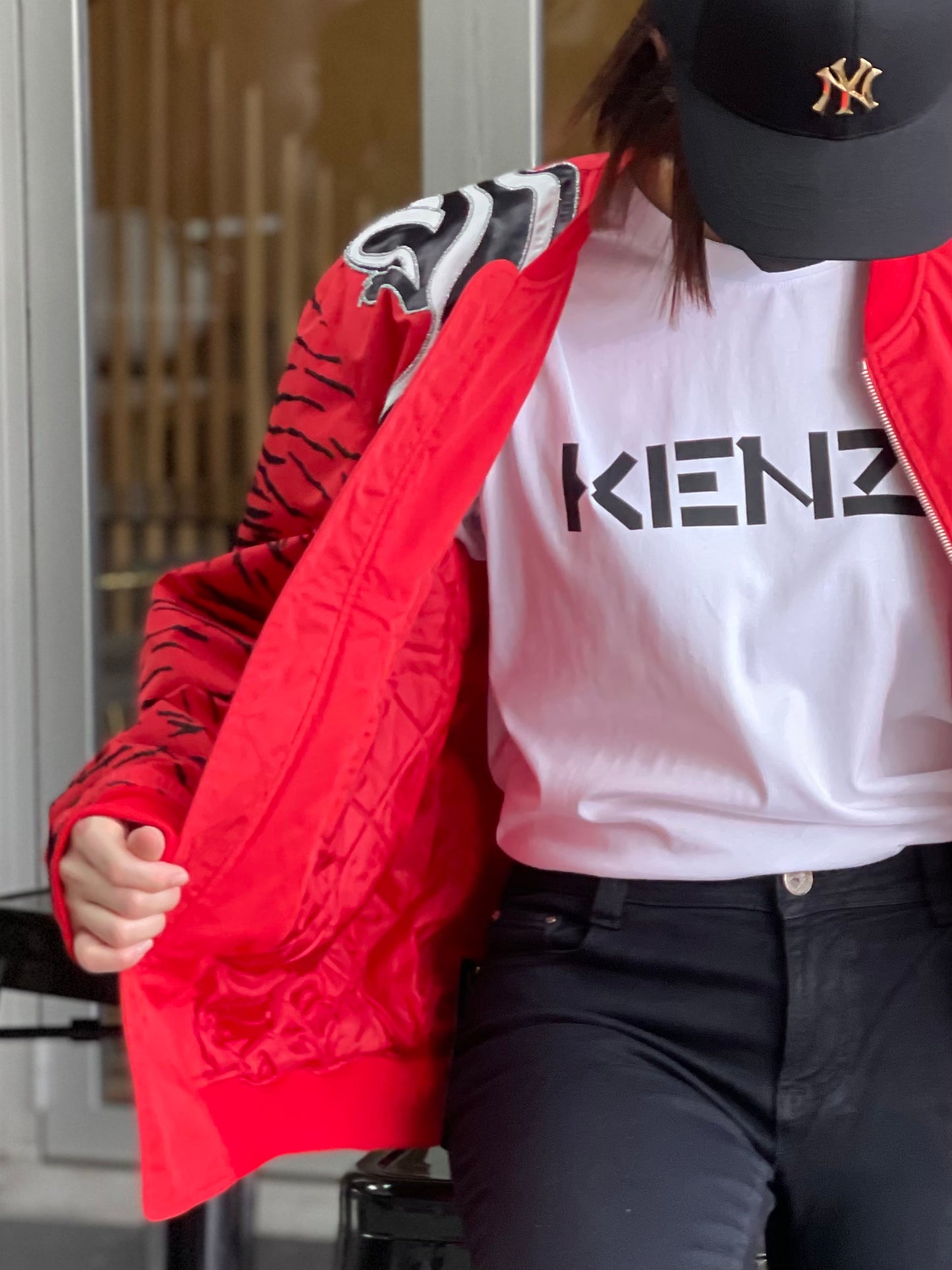 KENZO EMBROIDERED BOMBER